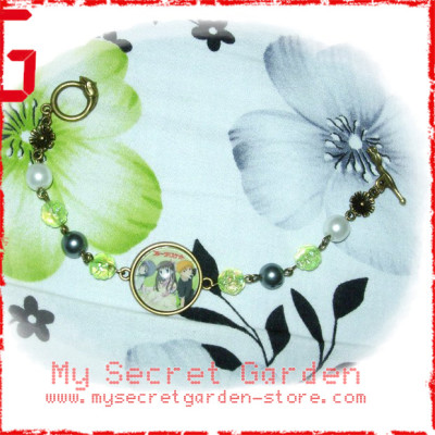 Fruits Basket フルーツバスケット Honda Tohru anime Cabochon Bronze Bracelet 2 Fruits Basket フルーツバスケット Honda Tohru anime Cabochon Bronze Bracelet 2